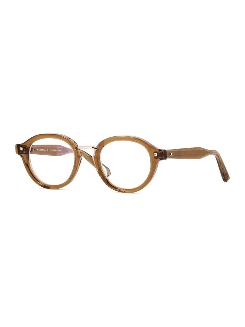 New Valentino Eyeglasses V-ESSENTIAL-IV VLX-132D Transparent Brown 46mm NWT